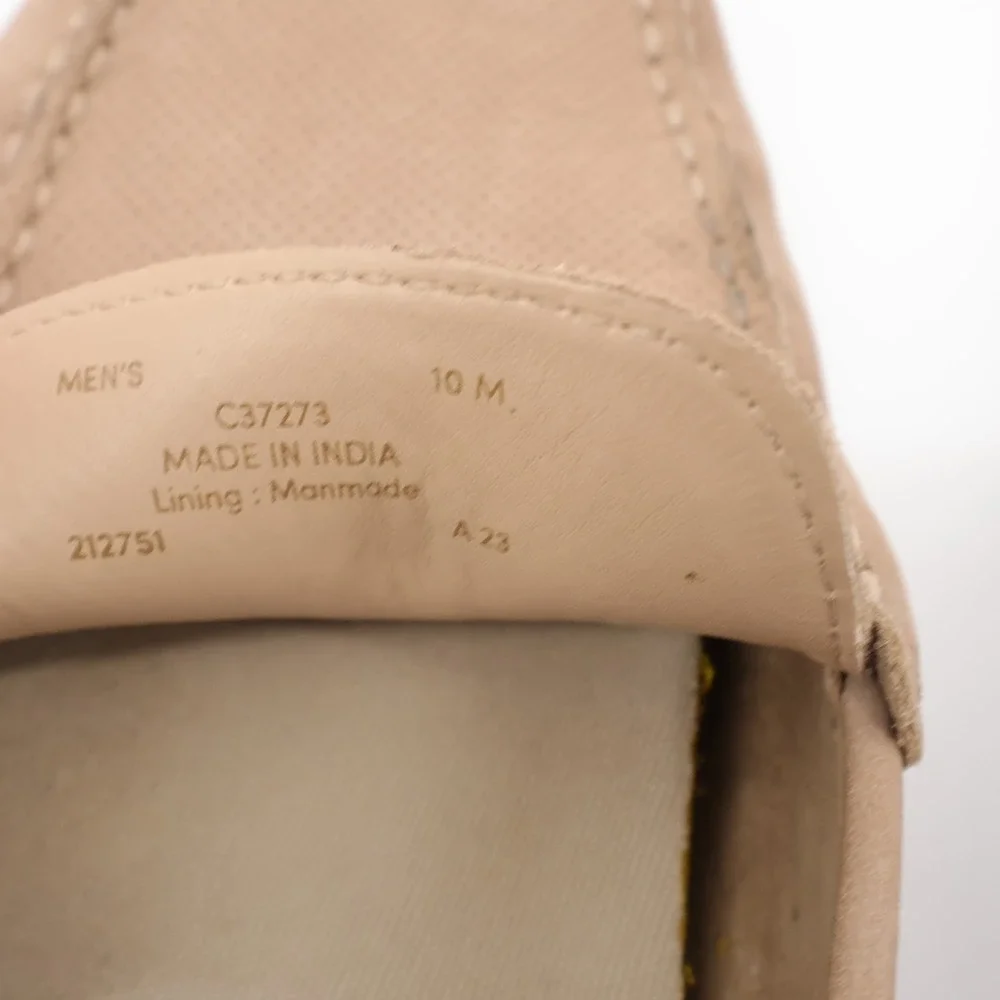 Cole Haan Men's Wyatt Leather Bit Driver Perforated Loafer‎ Mocs Tan Mens 10